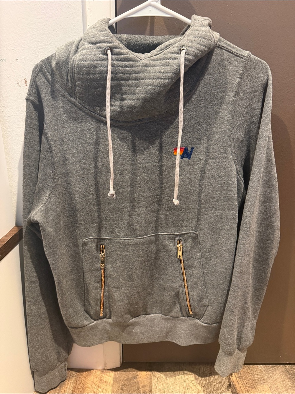 Aviator nation ninja hoodie size Small grey